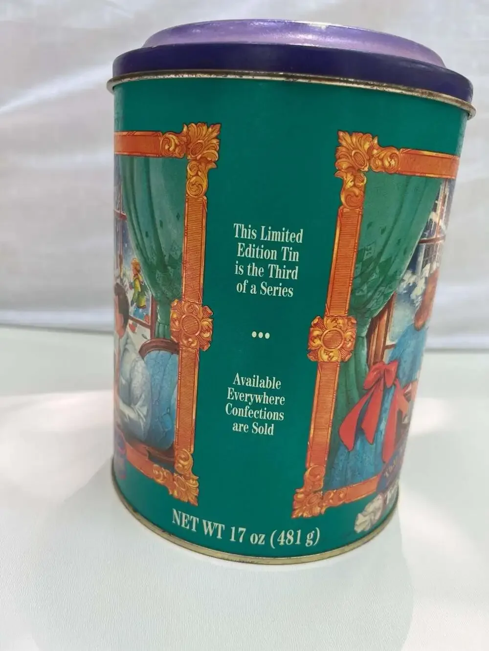 Vintage 1990s Tootsie Roll Limited Edition Decorative Metal Candy Tin, Third in